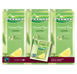 Thé vert Pickwick Fair Trade lemon 25x 1,5g