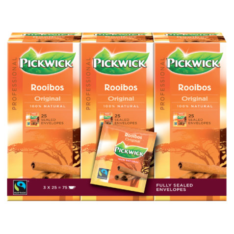 Thee Pickwick Fair Trade rooibos 25x1.5gr