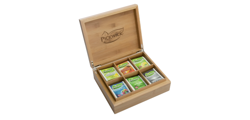 Pickwick Fair-Trade-Teebox enthält 6 Geschmacksrichtungen