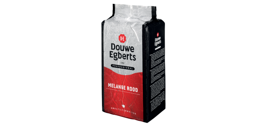 Café moulu pour filtre Douwe Egberts Mélange Rouge 1kg