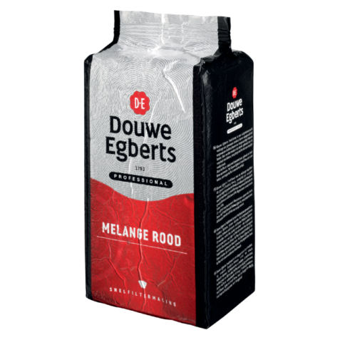 Café moulu pour filtre Douwe Egberts Mélange Rouge 1kg