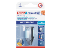 Languette adhésive Powerstrips® waterproof LARGE double face 2kg 6 pièces