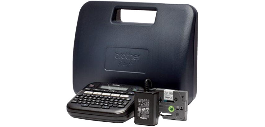 Imprimante étiquettes Brother P-Touch TZe PT-D210 desktop qwerty 12mm noir malette