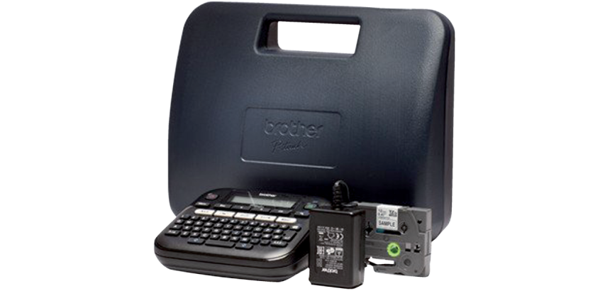 Imprimante étiquettes Brother P-Touch TZe PT-D210 desktop qwerty 12mm noir malette