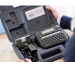 Imprimante étiquettes Brother P-Touch TZe PT-D210 desktop qwerty 12mm noir malette