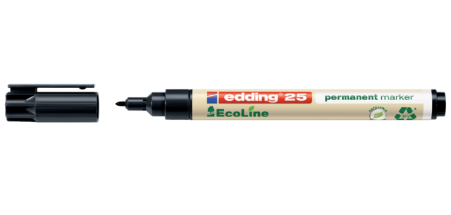 Edding 25 EcoLine bullet 1mm black marker