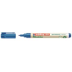 Marqueur edding 25 EcoLine ogive 1mm bleu