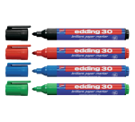 Marqueur edding 30 brilliant ogive 1,5-3mm noir