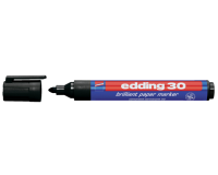 Marqueur edding 30 brilliant ogive 1,5-3mm noir