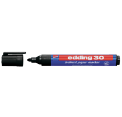 Viltstift edding 30 brilliant rond 1.5-3mm zwart