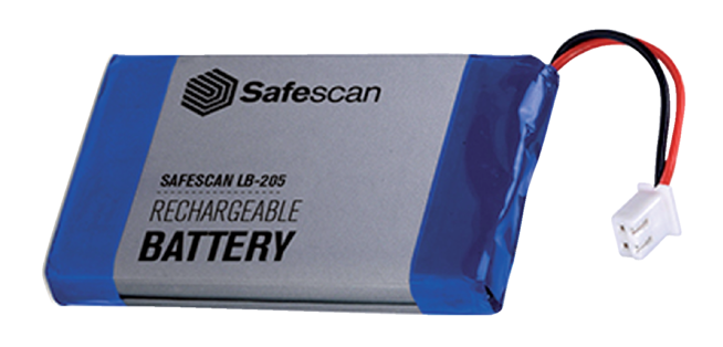 Safescan rechargeable battery LB-205, for counterfeit banknote detector 6185