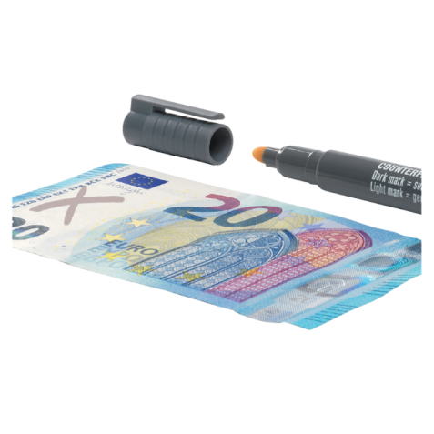 Stylo-détecteur de faux billets Safescan 30 gris