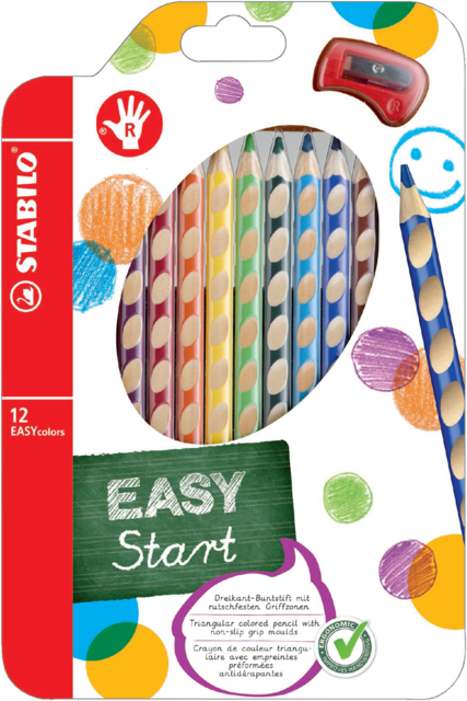 Crayons de couleur Easy colors DROITIER