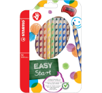 STABILO 331 Easycolors colored pencils for right-handers + matching sharpener 'set 12 pieces