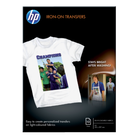 Transfert pour T-shirt HP C6050A A4 170g 12 feuilles