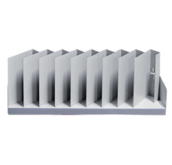 Etagère présentation métal 9 compartiments