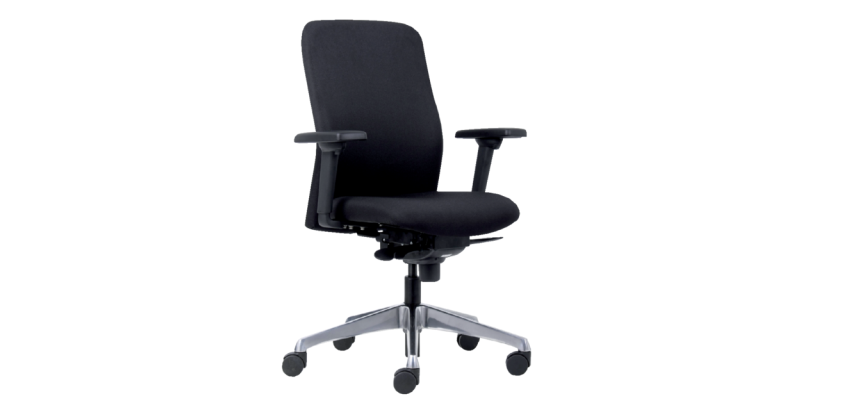 Chaise de bureau Euroseats Milano noir