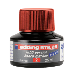 Encre marqueur edding BTK25 pour tableau blanc rouge