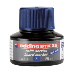 Encre marqueur edding BTK25 pour tableau blanc bleu