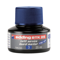 Encre marqueur edding BTK25 pour tableau blanc bleu