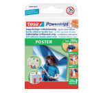 Bande adhésive double face tesa Powerstrips® Poster blister 20 pièces