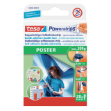 Bande adhésive double face tesa Powerstrips® Poster 20 pièces blister