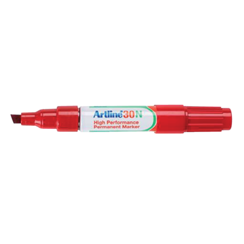 Viltstift Artline 30 schuin 2-5mm rood