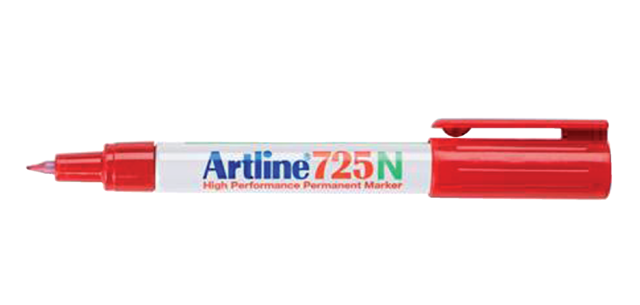 Fineliner Artline 725 ogive Fin rouge
