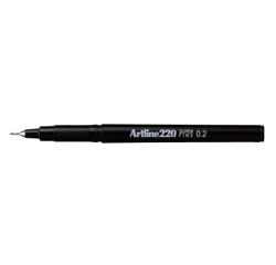 Fineliner Artline 220 ogive Extra Fin noir