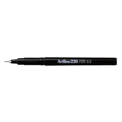 Fineliner Artline 220 ogive 0,2mm bleu