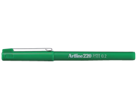 Fineliner Artline 220 rond super fijn groen