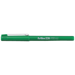 Fineliner Artline 220 ogive 0,2mm vert