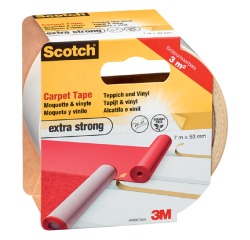 Ruban adhésif double face Scotch tapis 7mx50mm extra puissant