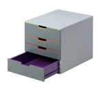 Ladenbox Durable Varicolor 4 laden grijs