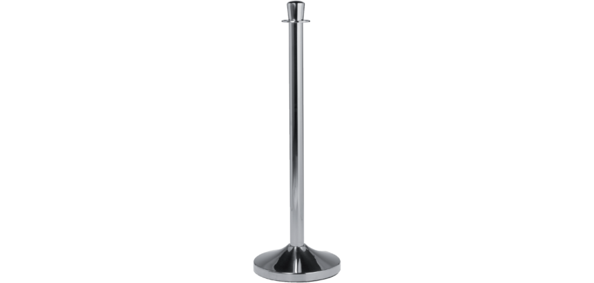 Poteau Securit 100cm avec socle chromé