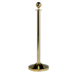 Poteau Securit 100cm avec socle doré