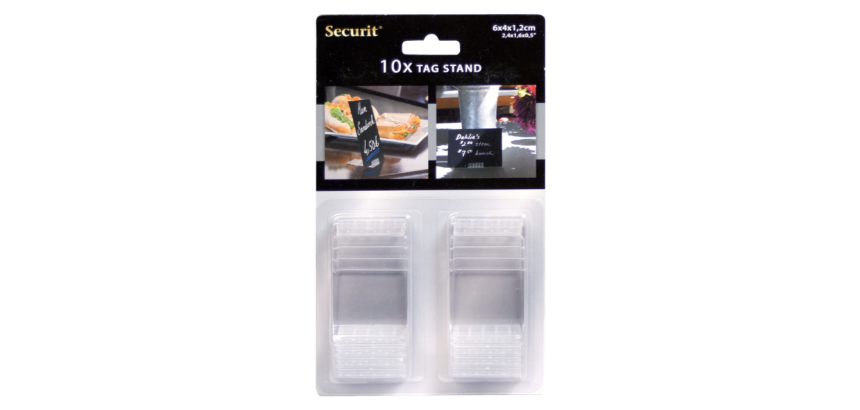 Support ardoise Securit tag acrylique