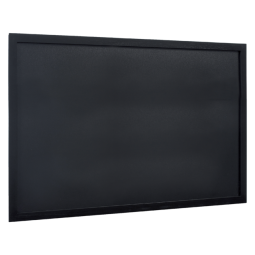 Krijtbord Securit wand 60x80cm zwart hout