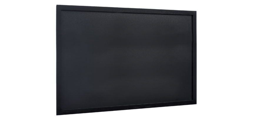 WOODY wall slate, with wood frame (L)600 x (H)800 mm