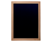 Krijtbord WOODY met houten kader B 300 x H 400 mm