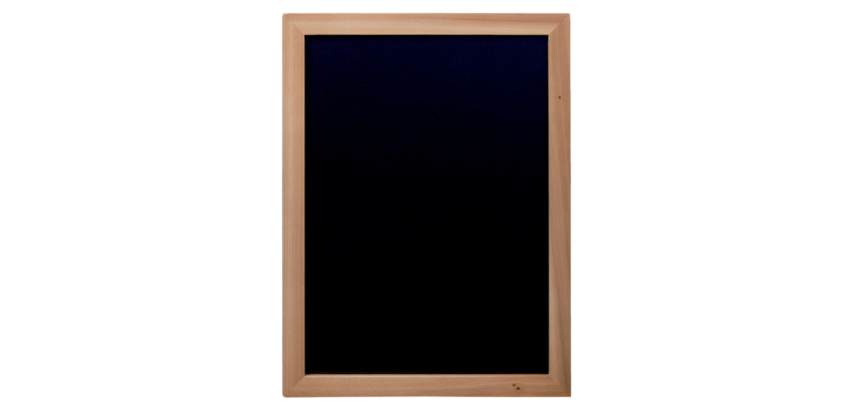 Kreidetafel WOODY mit Holzrahmen B 300 x H 400 mm