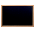 Ardoise murale WOODY, avec cadre en bois (L)400 x (H)600 mm