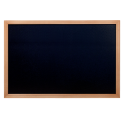 Ardoise murale Securit 60x60cm bois teck