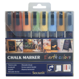 Krijtstift Securit SMA-510 schuin ass 2-6mm blister à 8 stuks
