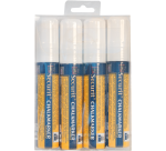 Securit Chalk Marker SMA-720 Square 7-15mm White Set of 4 Pieces