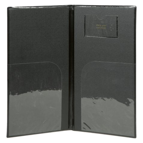 Porte-addition Securit espace pour argent + carte noir