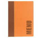 Menukaart Securit Trendy A5 1 x 2 tassen bruin