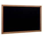 Ardoise murale WOODY, avec cadre en bois (L)400 x (H)600 mm