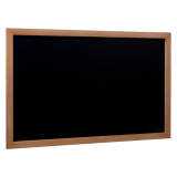 Ardoise murale Securit 40x60cm bois teck