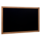 Ardoise murale Securit 40x60cm bois teck